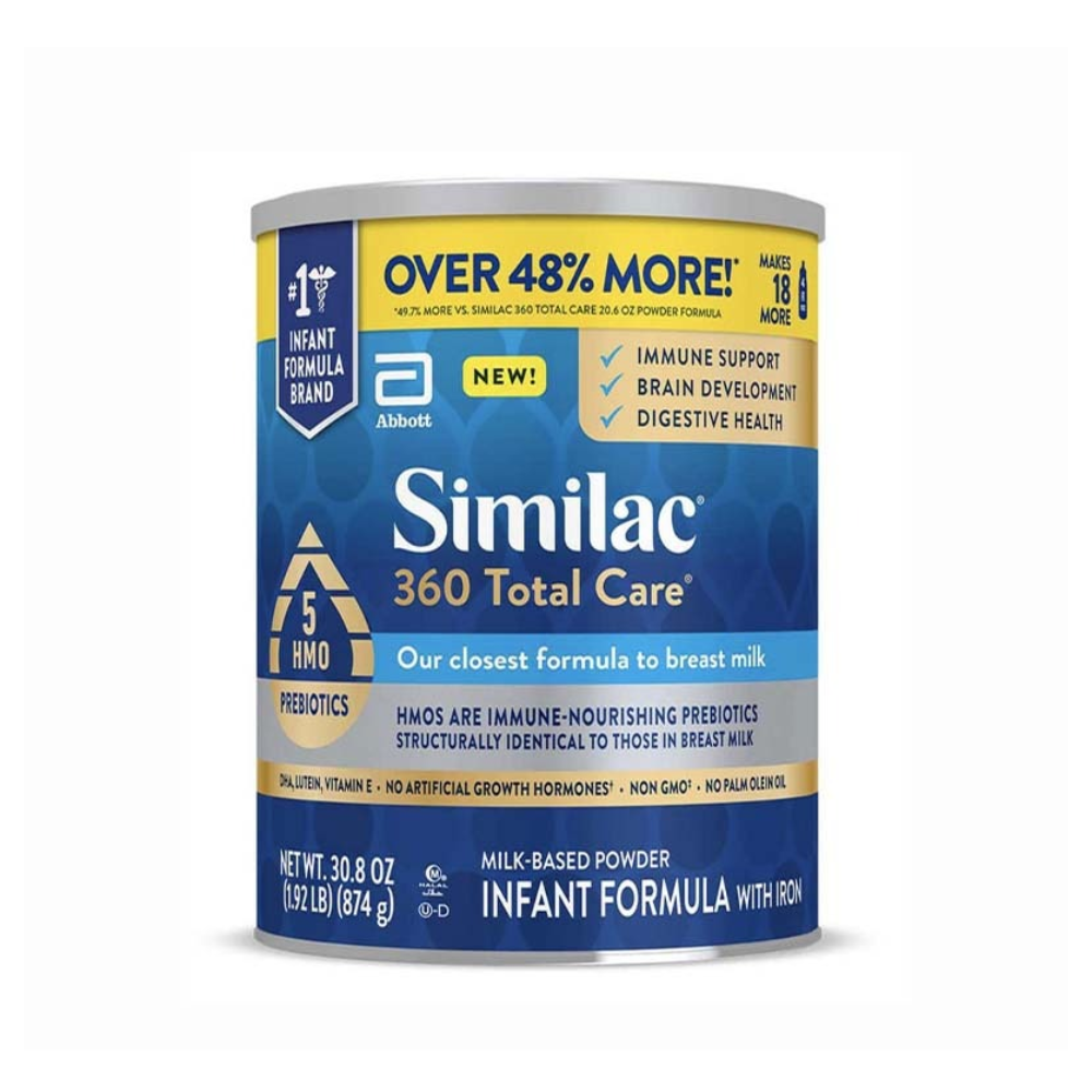 Sữa Similac 360 Total Care cho bé từ 0 đến 12M 874g Hàng Mỹ