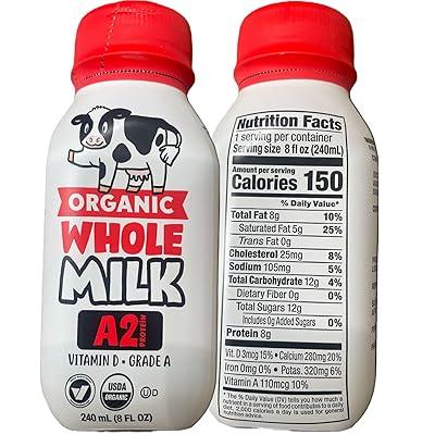 Sữa nước Oganic Whole Milk A2(240ml)